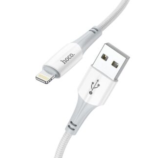 Hoco X70 cable USB A to Lightning 2,4A 1 m white