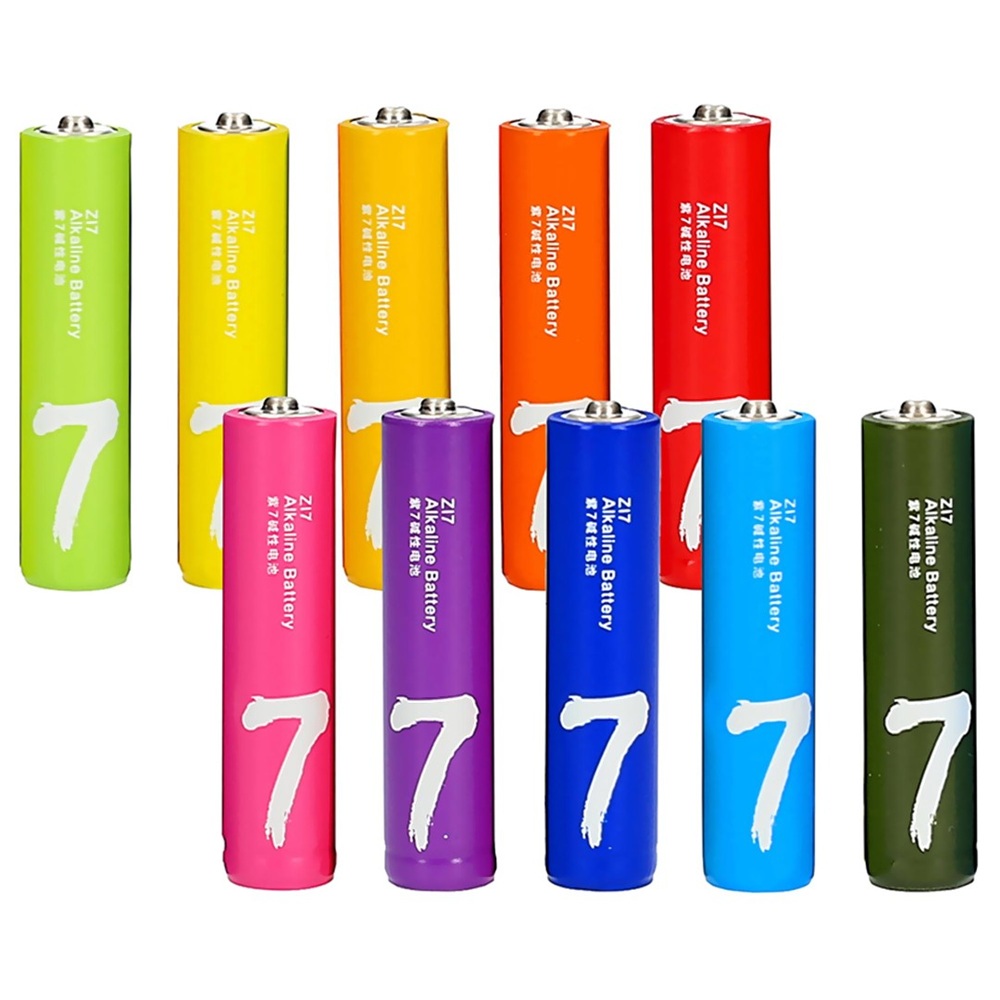Xiaomi AAA Rainbow Batteries 10 Count (BHR5394GL) - Image 2