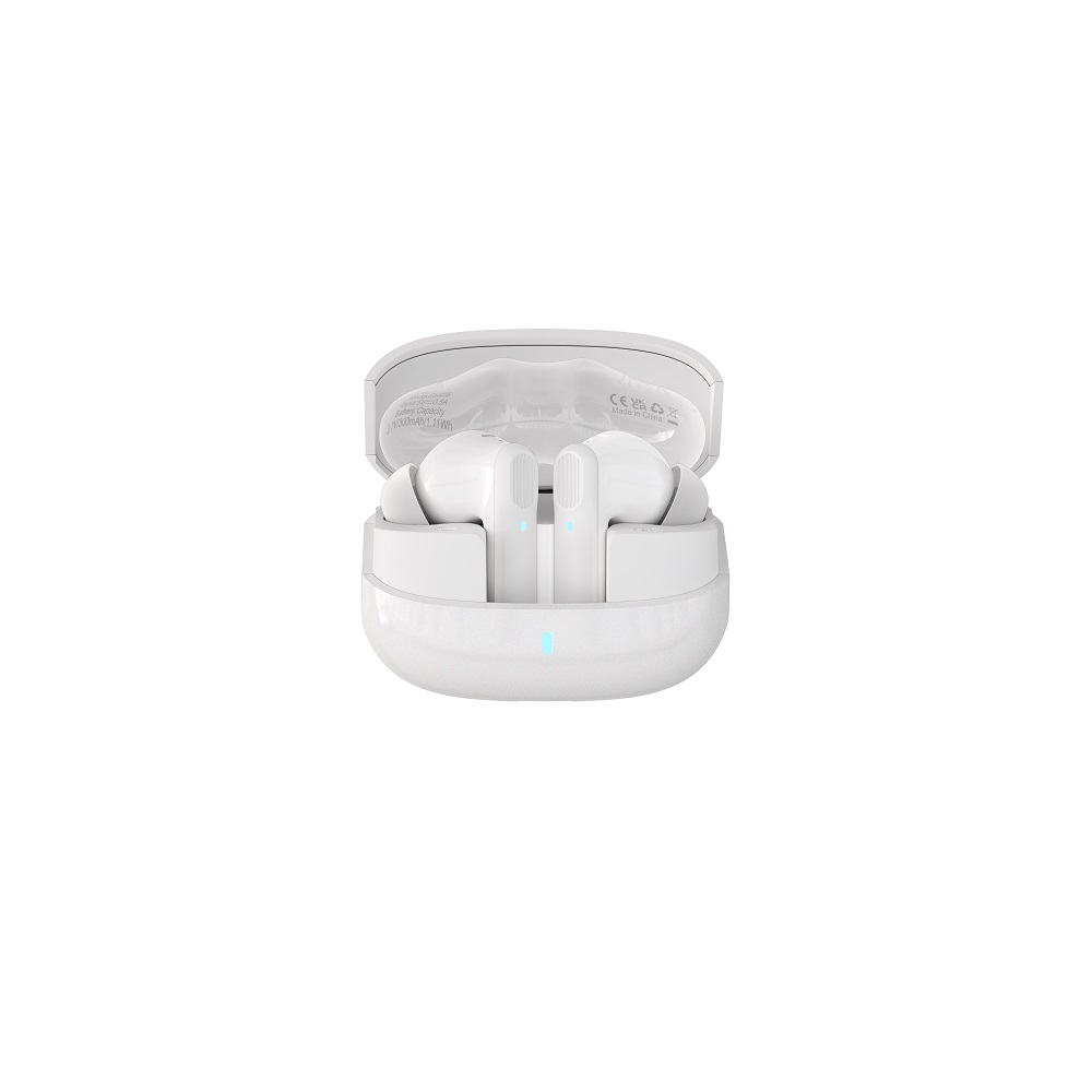 Devia Bluetooth earphones TWS Pro 1 white with ANC - Image 2