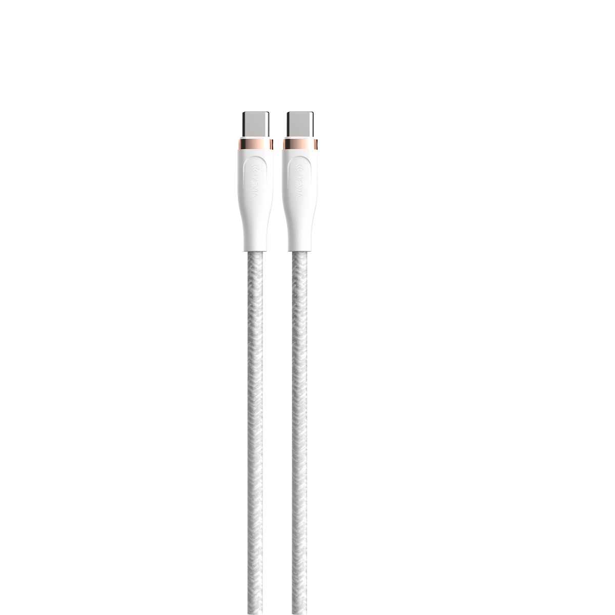 Devia cable Star EC320 PD USB-C - USB-C 1,5 m 60W 3A white - Image 3
