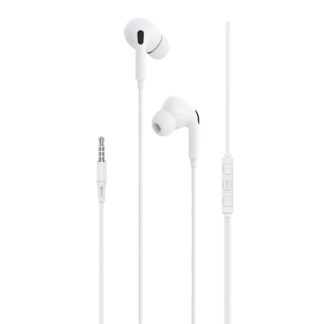 Devia wired earphones Kintone A2 jack 3,5mm white