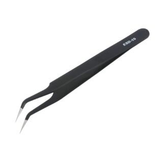 ESD-15 Ant-Static Stainless Steel Curved Tweezers