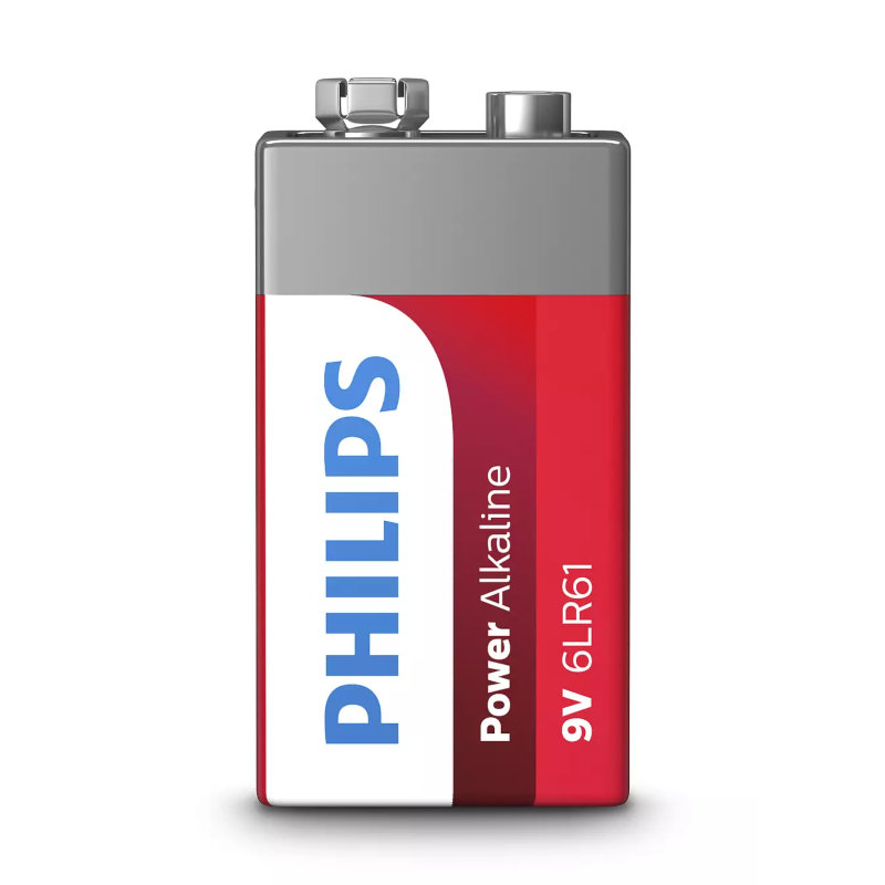 Philips 6LR61P1B/GRS Αλκαλικές μπαταρίες υψηλής απόδοσης 1 τμχ 9V - Image 2