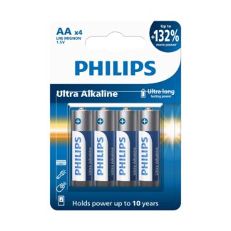PHILIPS LR6 AA, ULTRA ALKALINE BATTERY Blister 4 τεμ