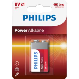 Philips 6LR61P1B/GRS Αλκαλικές μπαταρίες υψηλής απόδοσης 1 τμχ 9V