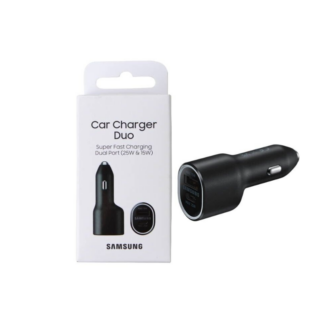 Samsung Φορτιστής Αυτοκινήτου Μαύρος με Θύρες: 1xUSB 1xType-C