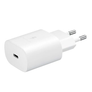Samsung Φορτιστής με Θύρα USB-C 25W Power Delivery Άσπρος BULK (EP-TA800N)