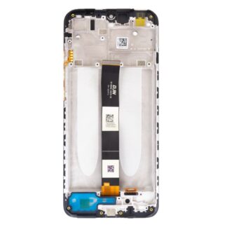 Xiaomi Redmi 9A / Redmi 9C / Redmi 9AT - LCD Display + Touch Unit + Front Cover Black (Service Pack)