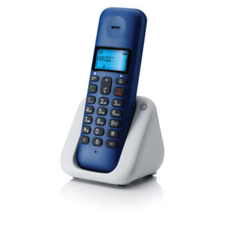 Motorola T301 Royal Blue (Ελληνικό Μενού) Ασύρματο τηλέφωνο με ανοιχτή ακρόαση