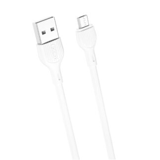XO NB200 cable USB - microUSB 1,0m 2.1A white