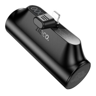 Hoco J147 powerbank 3000 mAh with built-in connector Lightning black