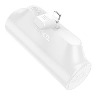 Hoco J147 powerbank 3000 mAh with built-in connector Lightning white