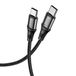 Hoco X50 cable Type C to Type C PD 5A 100W 1 m black
