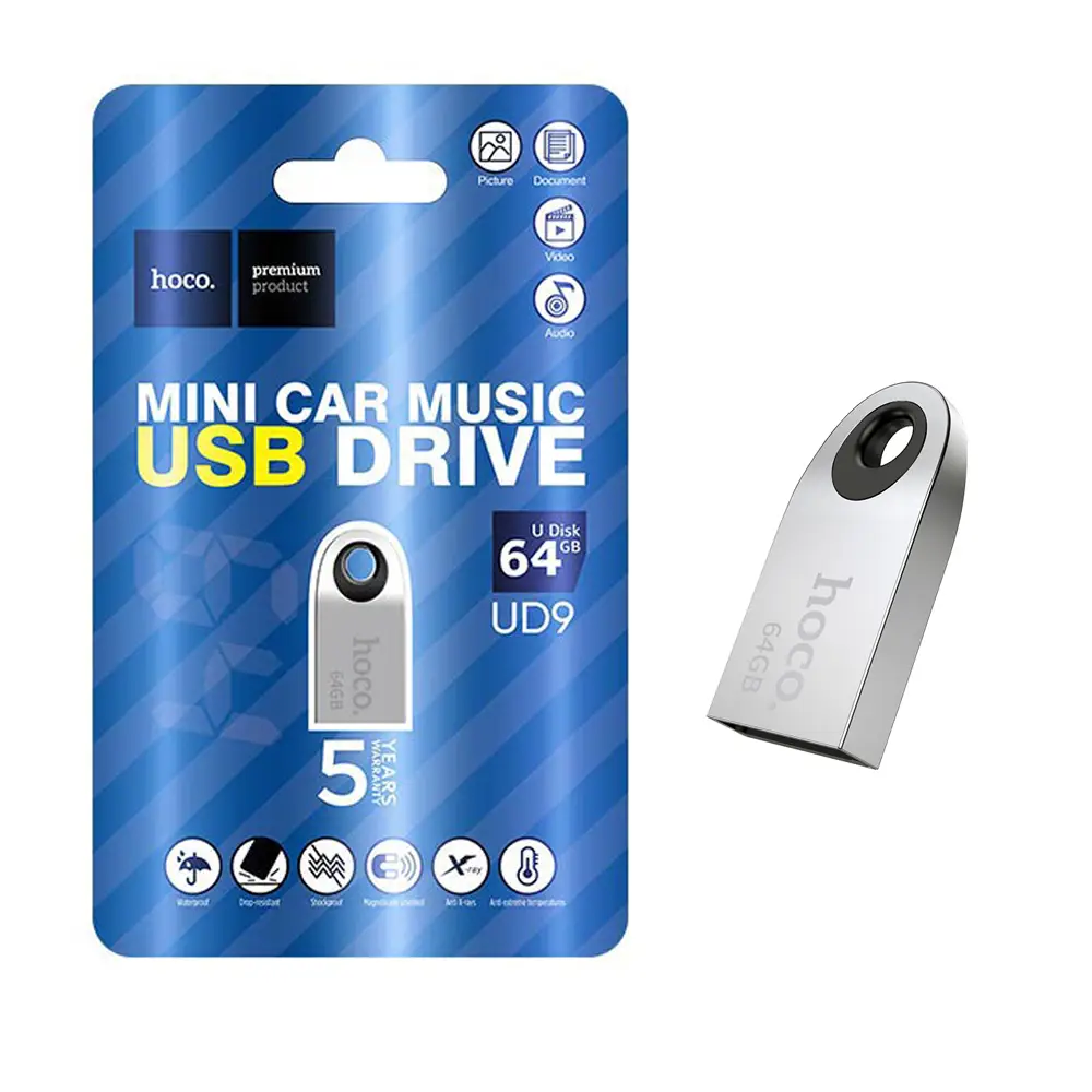 Hoco UD9 pendrive mini 64GB USB2.0 - Image 2